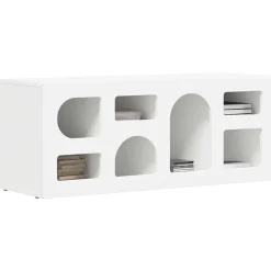 Tv-Meubels*vidaXL TV-kast 100 x 35 x 40 cm Bewerkt hout Wit