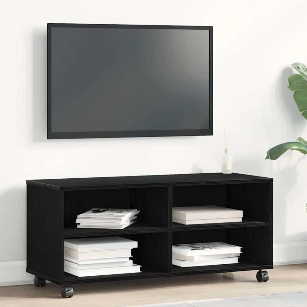 TV-kast Zwart 90 x 35 x 40,5 cm Bewerkt hout>vidaXL Discount