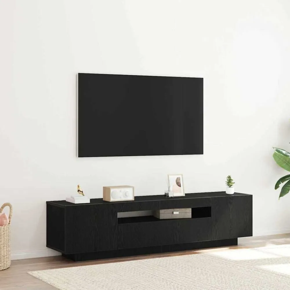 TV-kast Zwart 160 x 35 x 40 cm Bewerkt hout>vidaXL Discount
