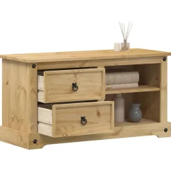 Tv-Meubels*vidaXL Tv-meubel Corona 100x40x52 cm massief grenenhout