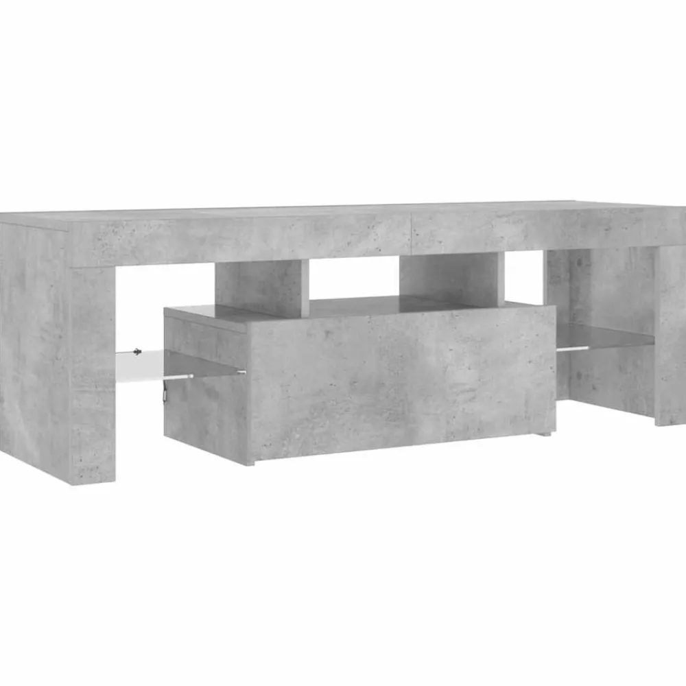 Tv-meubel met LED-verlichting 120x35x40 cm>vidaXL Clearance
