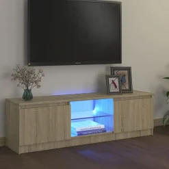Tv-meubel met LED-verlichting 120x30x36 cm kleur>vidaXL New