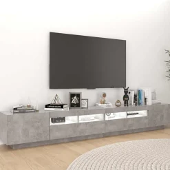 Tv-meubel met LED-verlichting 260x35x40 cm><noscript><img width=