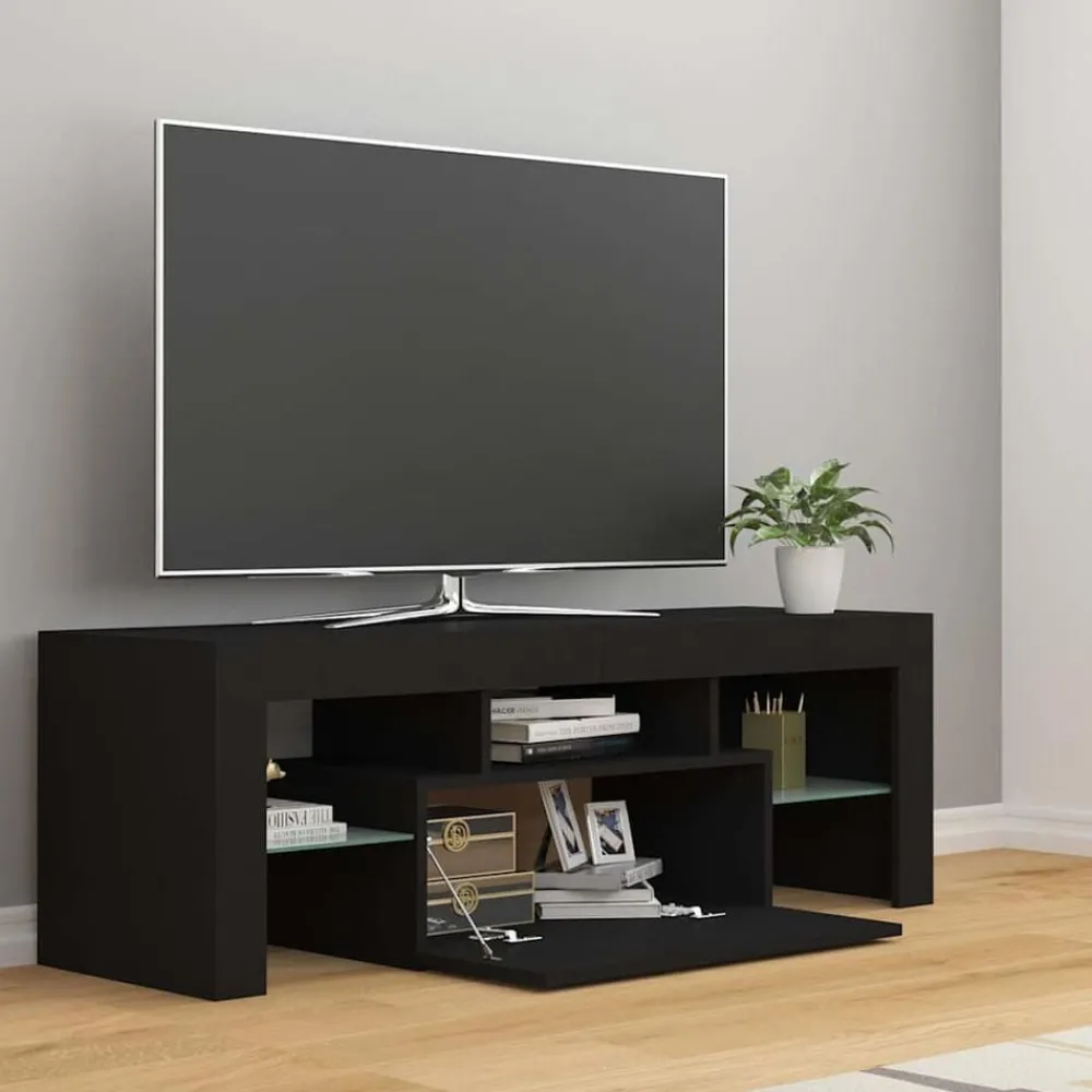 Tv-meubel met LED-verlichting 120x35x40 cm>vidaXL New
