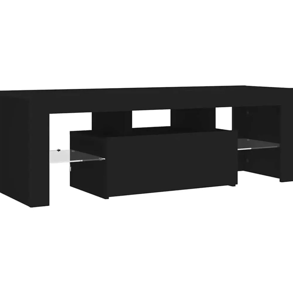 Tv-meubel met LED-verlichting 120x35x40 cm>vidaXL New