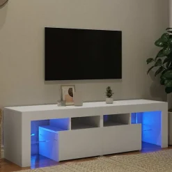 Tv-meubel met LED-verlichting 140x36,5x40 cm>vidaXL Clearance