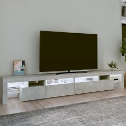 Tv-meubel met LED-verlichting 260x36,5x40 cm><noscript><img width=