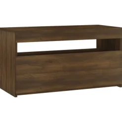 Tv-Meubels*vidaXL Tv-meubel met LED-verlichting 75x35x40 cm bruin eikenkleur