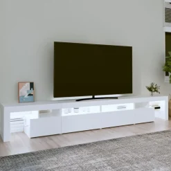 Tv-meubel met LED-verlichting 260x36,5x40 cm><noscript><img width=
