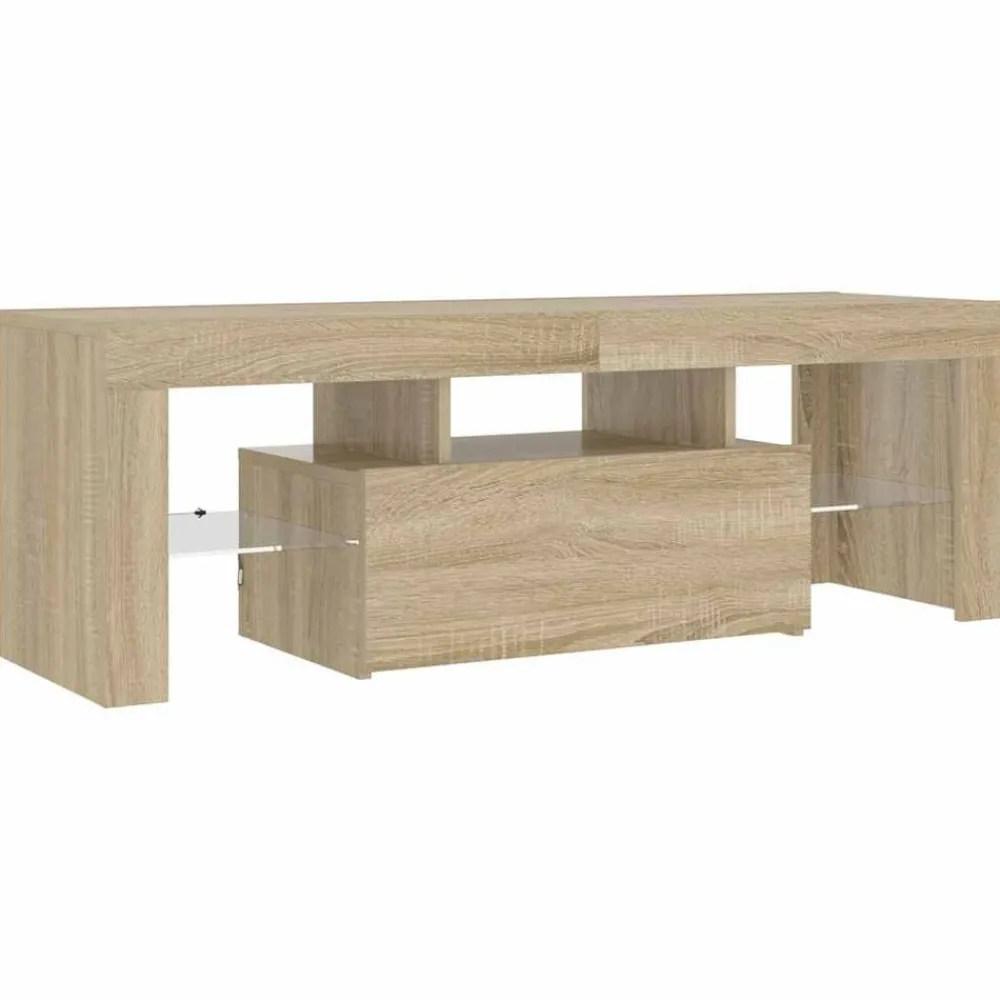 Tv-meubel met LED-verlichting 120x35x40cm kleurig>vidaXL Online