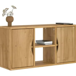 Tv-Meubels*vidaXL Tv-meubel ODDA 79x24x40 cm massief grenenhout briwb