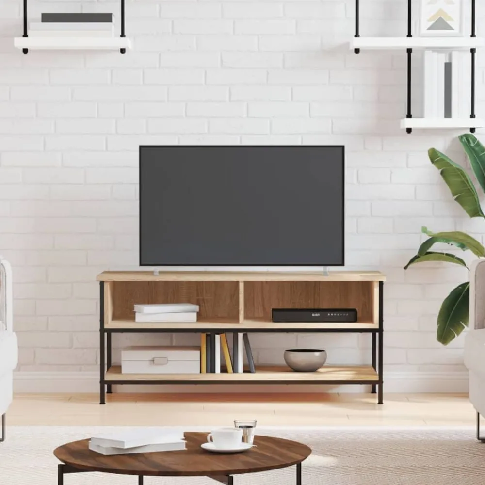 Tv-Meubels*vidaXL Tv-meubel 100x35x45 cm bewerkt hout Sonoma eiken