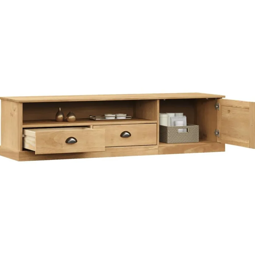 Tv-meubel VIGO 156x40x40 cm massief grenenhout>vidaXL Outlet
