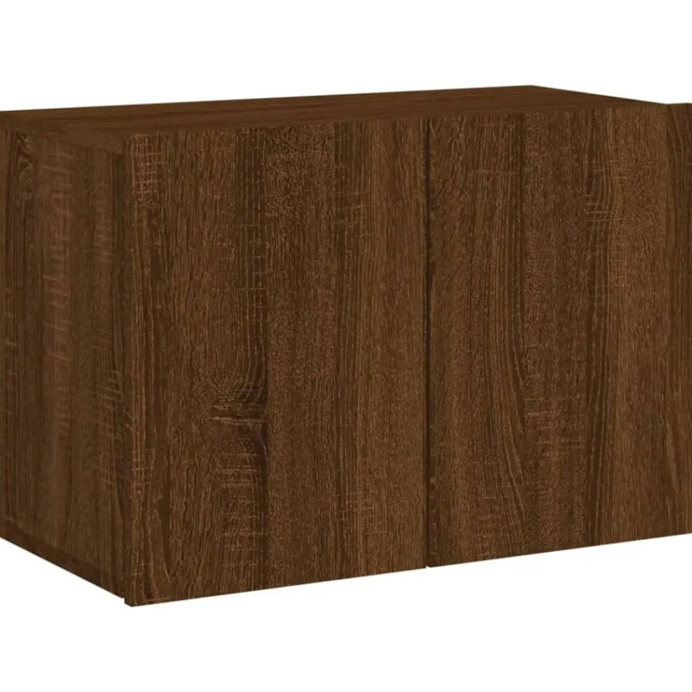 Tv-Meubels*vidaXL Tv-meubel wandgemonteerd 60x30x41 cm bruin eikenkleur