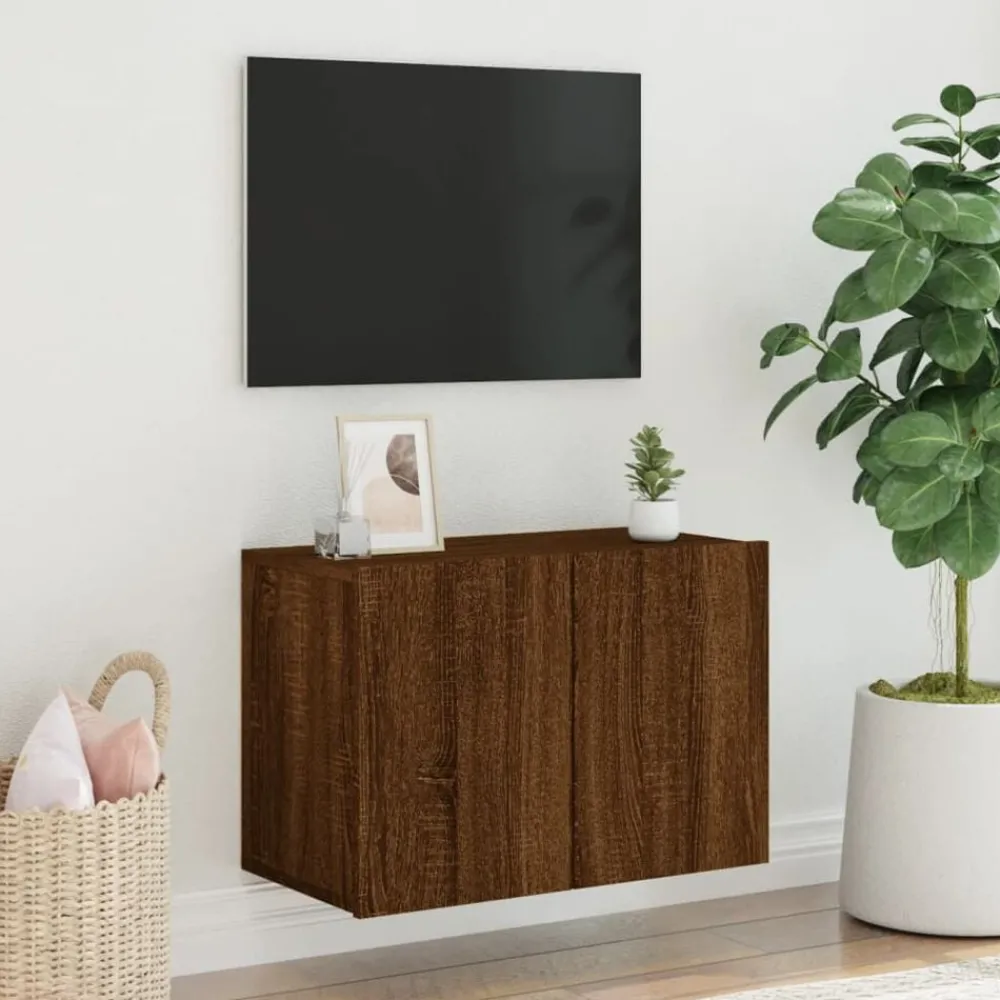 Tv-Meubels*vidaXL Tv-meubel wandgemonteerd 60x30x41 cm bruin eikenkleur