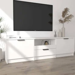 Tv-meubel 140x35x40 cm bewerkt hout><noscript><img width=