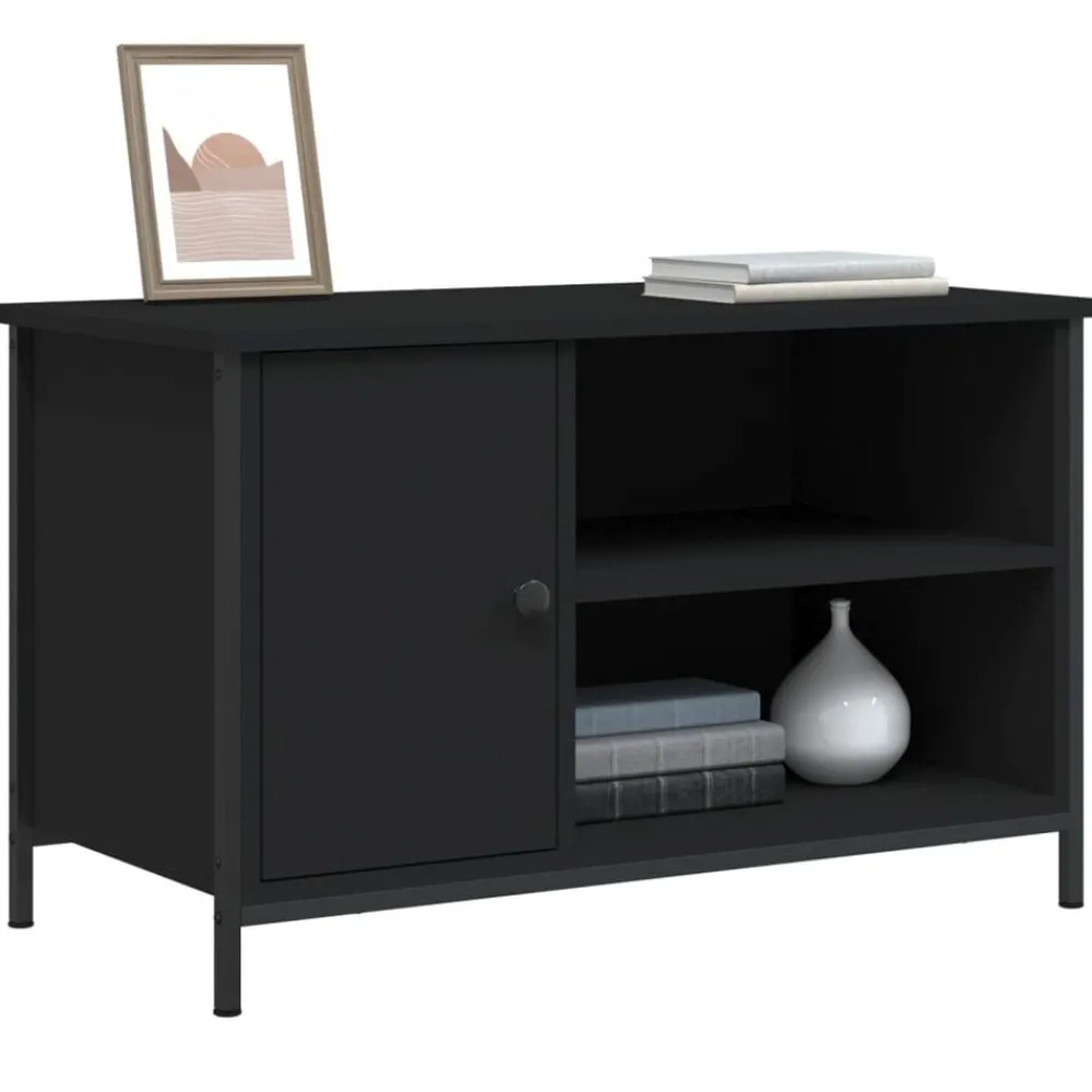 Tv-meubel 80x40x50 cm bewerkt hout>vidaXL Discount