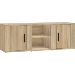 Tv-meubel 100x31,5x35 cm bewerkt hout kleurig>vidaXL