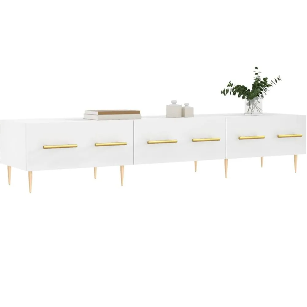Tv-meubel 150x36x30 cm bewerkt hout>vidaXL Sale