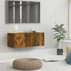 Tv-meubel 80x30x30 cm bewerkt hout kleurig>vidaXL Discount