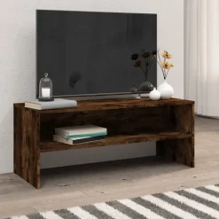 Tv-Meubels*vidaXL Tv-meubel 100x40x40 cm bewerkt hout kleurig Gerookt eiken