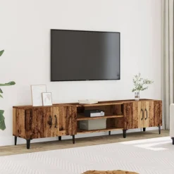 Tv-meubel 180x31,5x40 cm bewerkt hout kleurig>vidaXL Online
