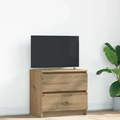 Tv-Meubels*vidaXL Tv-meubel 60x35x54 cm bewerkt hout artisanaal eikenkleur artisanaal eikenkleurig