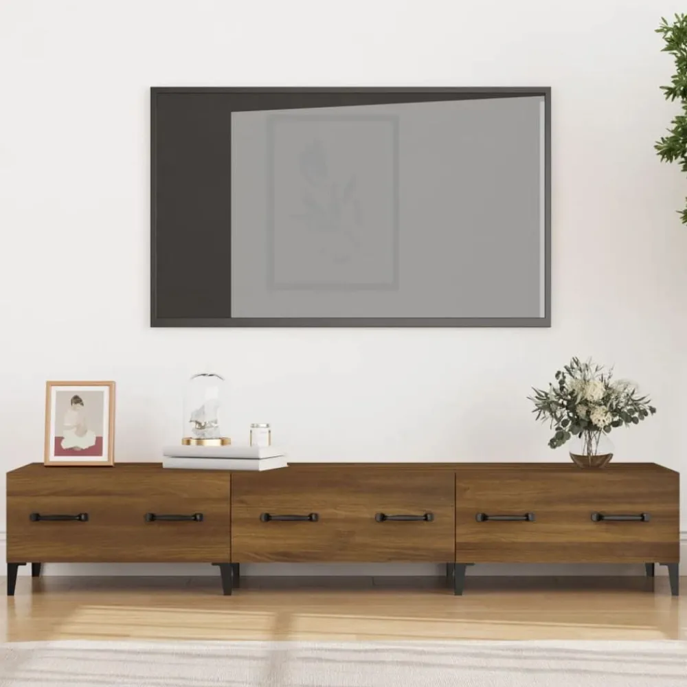 Tv-meubel 150x34,5x30 cm bewerkt hout>vidaXL Best