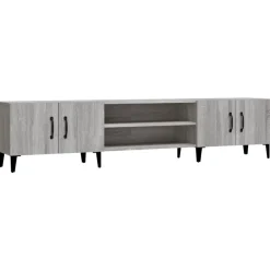 Tv-meubel 180x31,5x40 cm bewerkt hout eikenkleurig>vidaXL Best