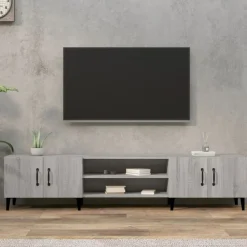 Tv-meubel 180x31,5x40 cm bewerkt hout eikenkleurig>vidaXL Best