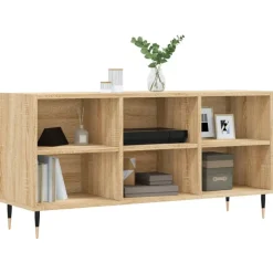 Tv-meubel 103,5x30x50 cm bewerkt hout kleurig><noscript><img width=