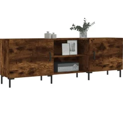 Tv-Meubels*vidaXL Tv-meubel 150x30x50 cm bewerkt hout kleurig Gerookt eiken