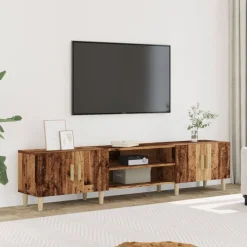 Tv-meubel 180x31,5x40 cm bewerkt hout kleurig>vidaXL Discount