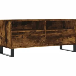 Tv-Meubels*vidaXL Tv-meubel 100x34,5x44,5 cm bewerkt hout kleurig Gerookt eiken