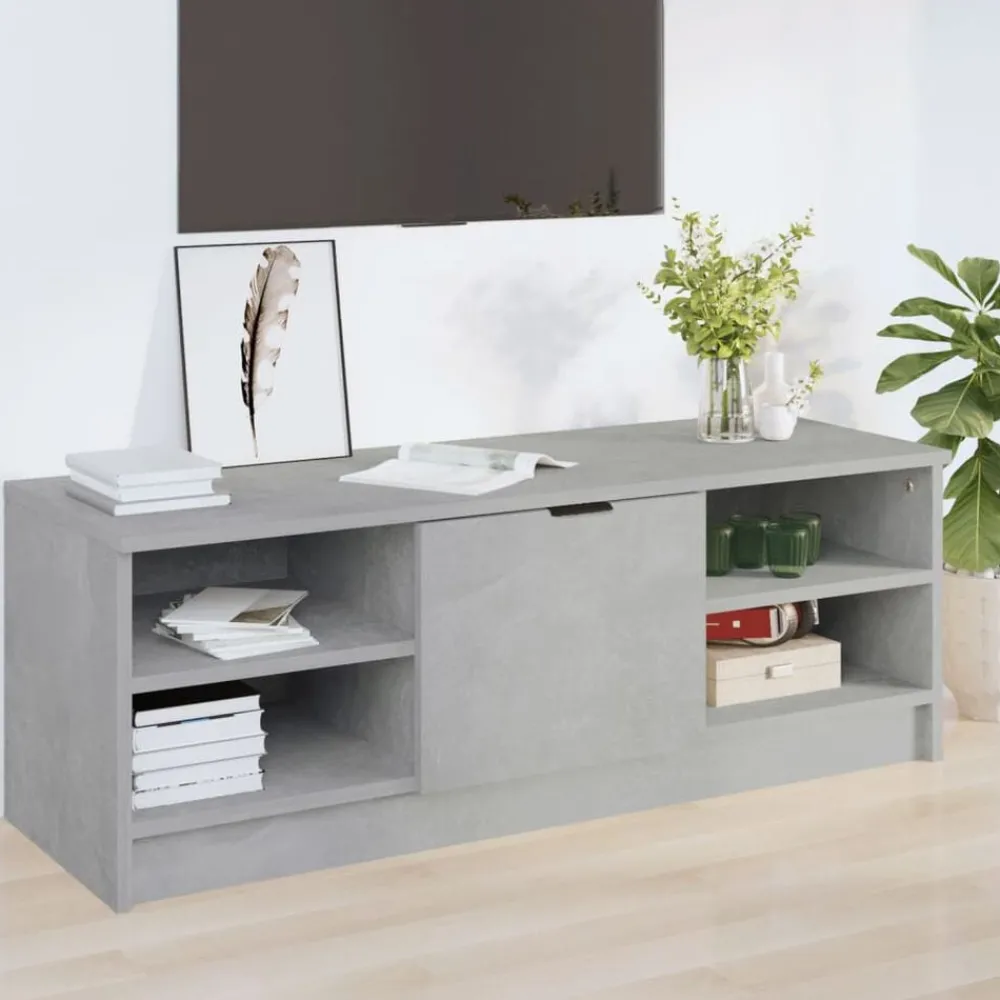 Tv-Meubels*vidaXL Tv-meubel 102x35,5x36,5 cm bewerkt hout Betongrijs