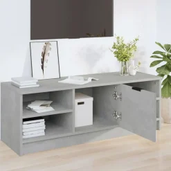 Tv-Meubels*vidaXL Tv-meubel 102x35,5x36,5 cm bewerkt hout Betongrijs