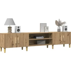 Tv-meubel 180x31,5x40 cm bewerkt hout><noscript><img width=