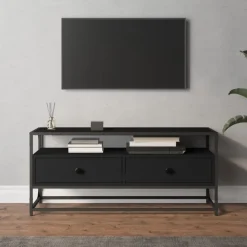Tv-meubel 100x35x45 cm bewerkt hout>vidaXL