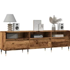 Tv-Meubels*vidaXL Tv-meubel 150x30x44,5 cm bewerkt hout kleurig Oud hout