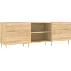 Tv-meubel 150x30x50 cm bewerkt hout kleurig>vidaXL New