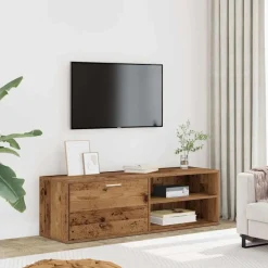 Tv-Meubels*vidaXL Tv-meubel 120x34x37 cm bewerkt hout kleurig Oud hout