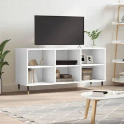 Tv-Meubels*vidaXL Tv-meubel 103,5x30x50 cm bewerkt hout Wit