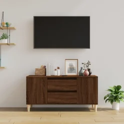 Tv-meubel 102x44,5x50 cm bewerkt hout><noscript><img width=