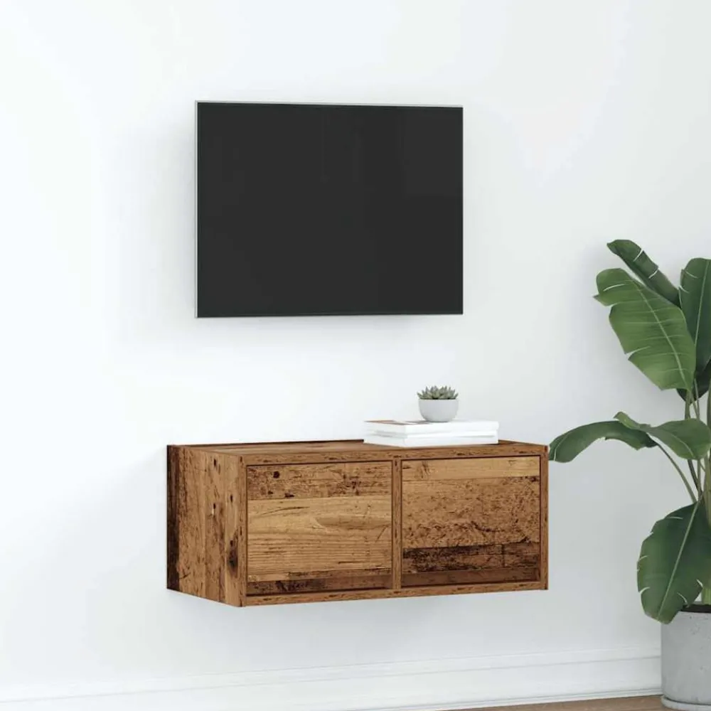 TV-meubel 60x31x25,5 cm bewerkt hout kleurig>vidaXL Discount