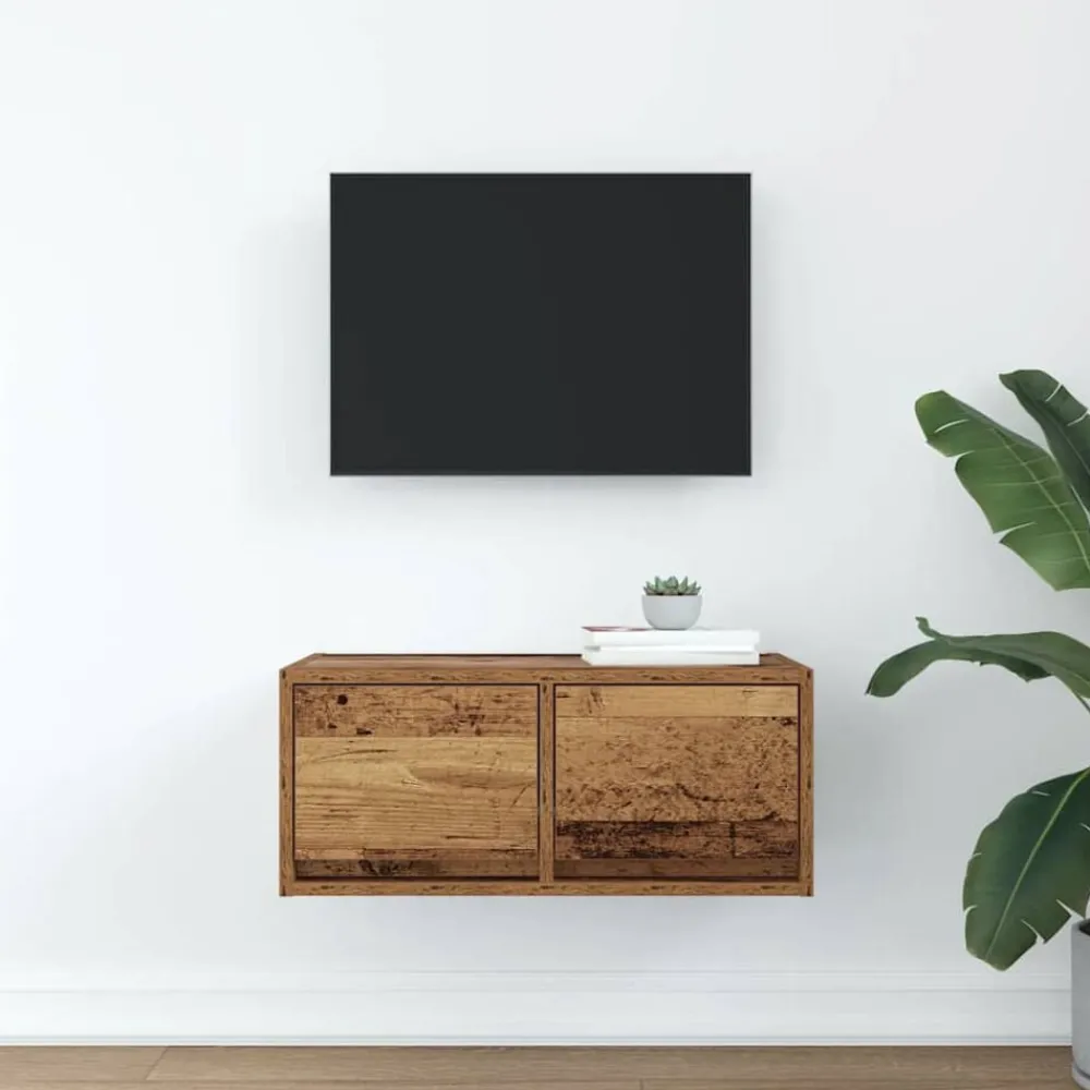 TV-meubel 60x31x25,5 cm bewerkt hout kleurig>vidaXL Discount