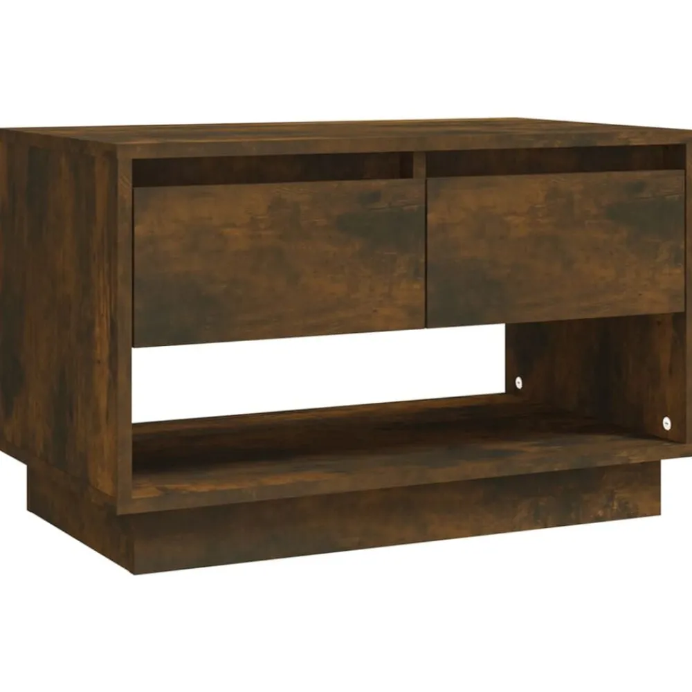 Tv-meubel 70x41x44 cm bewerkt hout kleurig>vidaXL