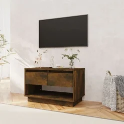 Tv-meubel 70x41x44 cm bewerkt hout kleurig><noscript><img width=