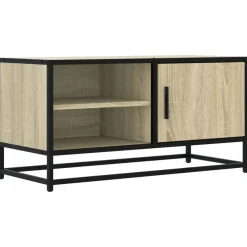 Tv-meubel 80x34,5x40 cm bewerkt hout metaal kleurig>vidaXL Sale