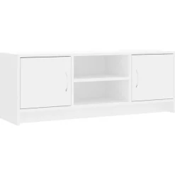 Tv-Meubels*vidaXL Tv-meubel 102x30x37,5 cm bewerkt hout Wit
