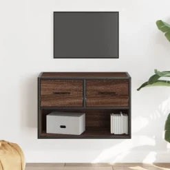 Tv-meubel 60x31x39,5 cm bewerkt hout metaal ig>vidaXL Outlet